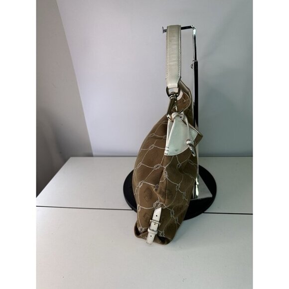 DOONEY & BOURKE Monogram DB Canvas Shoulder Handbag Purse Bag - Picture 5 of 12